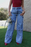 JEANS WITH BOW