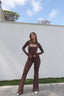 JUMPSUIT CHOCO LUXE
