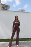JUMPSUIT CHOCO LUXE