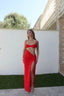 DRESS SOPHIA ROSSO