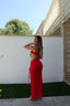 DRESS SOPHIA ROSSO