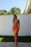DRESS SOPHIA ARANCIONE