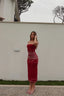DRESS ELARIS BORDEAUX